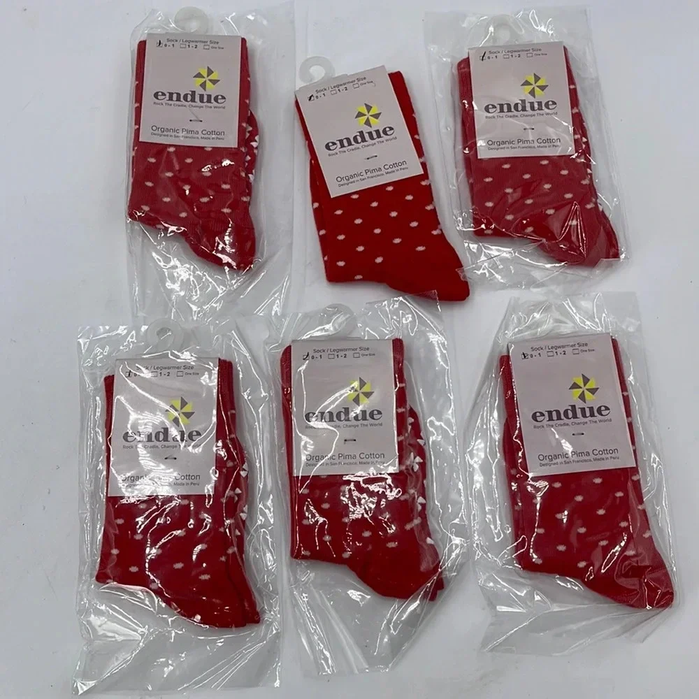 Endue Organic Puma Cotton Baby Socks